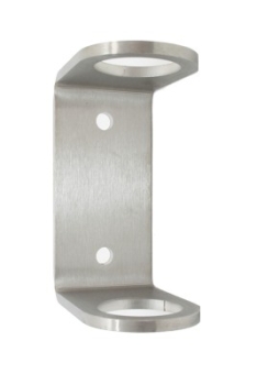 Wandbefestigung f�r Pfosten 42,4 mm, Rohr zum Anschwei�en, V2A