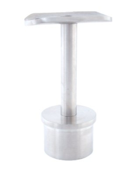 Rohrtr�ger starr, f�r Pfosten 42,4/2,0 mm, V2A