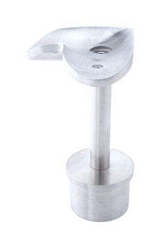 Eck-Rohrtr�ger starr, f�r Pfosten 42,4/2,0 mm, V2A