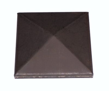 Eisen-Abdeckkappe, 80/80 mm, St 37 roh