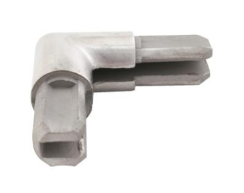 Eckwinkel f�r 18 mm Nutrohr, geschliffen, V2A