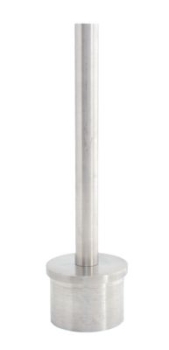 Rohraufsatz f�r Pfosten 42,4/2,0 mm, geschliffen, V2A