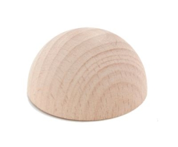 Buche Endkappe 42,4 mm, roh - unlackiert
