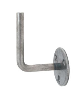 Handlauftr�ger in Eisen roh, 3-Lochbefestigung, Material: St 37