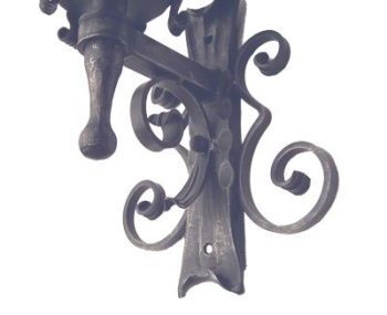 Schmiedeeisen - Wandleuchte Modell 8