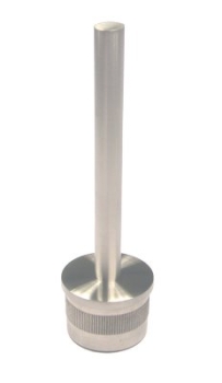 Rohraufsatz f�r Pfosten 42,4/2,0 mm, Korn 320, V2A