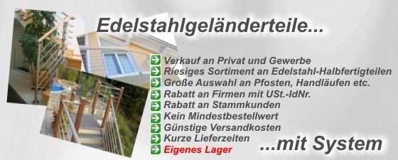 Edelstahlgeländer