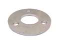 Anschraubplatte 100/6 mm, Bohrung: 42,4 mm, 3-Loch, V2A