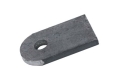 Anschwei�lasche 50/30/5 mm, Bohrung: ca. 9 mm, Eisen roh