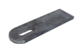 Anschwei�lasche 100/30/5 mm, Loch: ca. 9 x 25 mm, Eisen roh