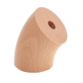 Buche-Handlaufverbinder 42,4 mm, 45 Grad, lackiert