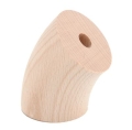 Buche-Handlaufverbinder 42,4 mm, 45 Grad, roh - unlackiert