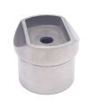 Adapter/Rohrverbinder 42,4/2,0 mm mit Flachansatz, V2A