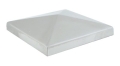 Zierkappe 60 x 60 mm, geschliffen auf Korn 320, So-Angebot, V2A