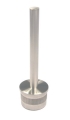 Rohraufsatz f�r Pfosten 42,4/2,0 mm, Korn 320, V2A