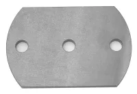 Eisen-Ankerplatte 120 x 80 x 6 mm, 3-Lochbohrung