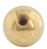 Goldkugel mit Gewinde Messingkugeln mit Glanzvergoldung und Sackgewinde