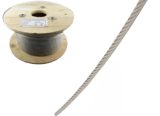 Edelstahlseil Edelstahlsseil mit Durchmesser 4 mm oder 6 mm aus V4A (AISI 316)