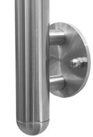 Edelstahl Geländerpfosten - Seitliche Montage Für 10-12mm Glas
