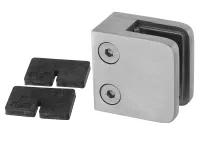Blechhalter quadratisch Lochblechhalter 45/45 mm quadratisch für verschiedene Rohrdurchmesser