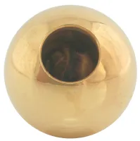 Goldkugel mit Bohrung Messingkugeln mit Glanzvergoldung und Sacklochbohrung