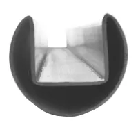 Nutrohrsystem 42,4/1,5 mm Nutrohre 42,4x1,5 mm für Glasfüllungen und Zubehör