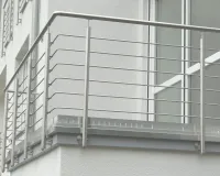 Querstabgeländer Geländerpfosten für Relinggeländer in verschiedenen Variationen