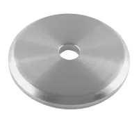 Ronde geschliffen mit Fase und Bohrung Edelstahlronden mit Fase und Bohrung, V2A