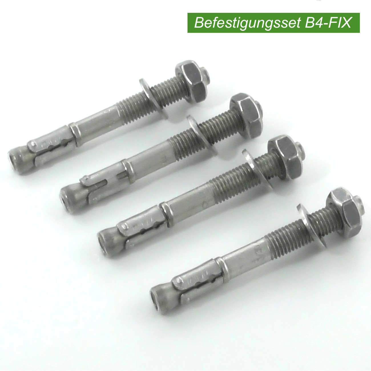 Plattenbefestigung mit Fixanker