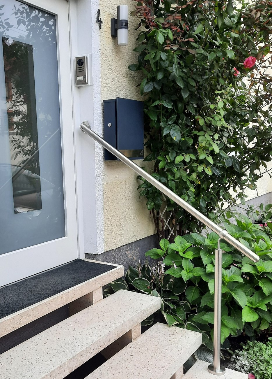 Geländer für den Eingang