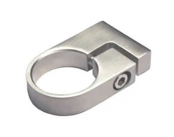 Edelstahl V2A Klemmhalter 40x50mm für Rundrohr Ø 48,3mm Inox für Geländer 