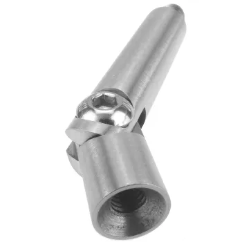 Aufsatzstift mit Länge 68 mm - M8 und M6 - Gewinde - beweglich