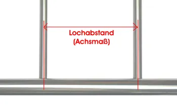 mit wählbarer Bohrung