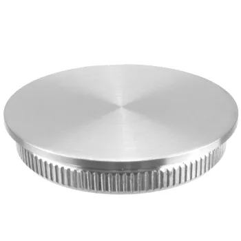 Massive Einschlagkappe flach für Rohr 42,4 x 2,0 mm