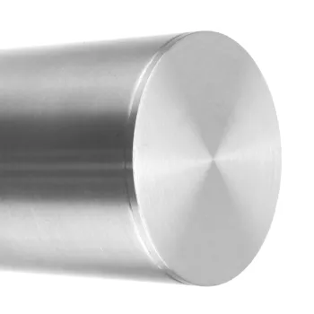 Edelstahl Einschlagkappe flach für Rohr 42,4 x 2,0 mm