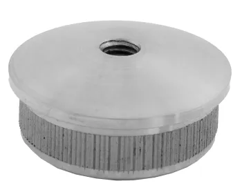 Endkappe (Hohlkappe), gewölbt, 48,3/2,0 mm, mit M8-Gewinde