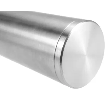 Massive Endkappe für Rundrohr 42,4 x 2,0 mm - flach