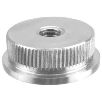 Edelstahl Endkappe 33,7 x 2,0 mm, gewölbt, massiv 