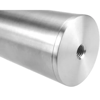 Edelstahl Endkappe für Rundrohr 42,4 x 2,0 mm und mit Gewinde