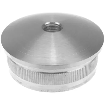 Endkappe hohl - gewölbt für Rohr 42,4 x 2,0 mm mit M8-Gewinde