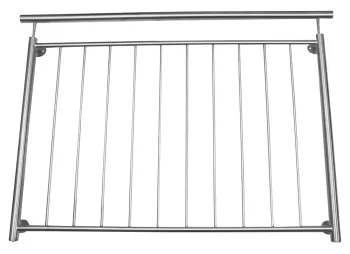 Französischer Balkon aus Edelstahl
