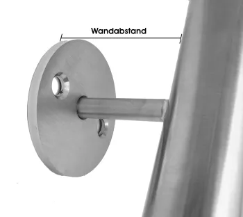 Französischer Balkon mit Glaselement