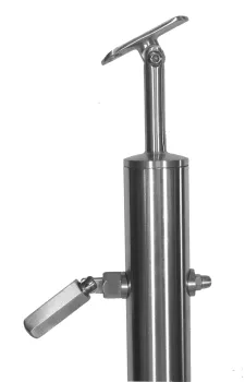 Anfangspfosten 42,4/2,0mm, inkl. 6 beweglichen Seilspanner
