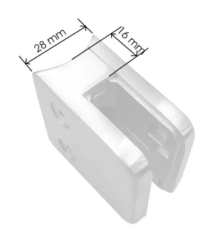 Glashalter ZINK ROH, für Rohr 42,4 mm, Sonderangebot