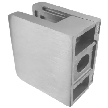 Glashalter 45/45 mm, flacher Ansatz