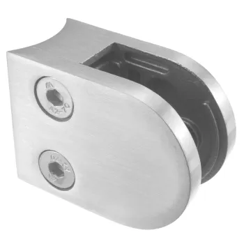 Glashalter 50 x 40 mm, für Rohr 42,4 mm, Sonderpreis