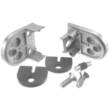 Glasklemme 50 x 40 mm - für Rohr 42,4 mm zum Sonderpreis