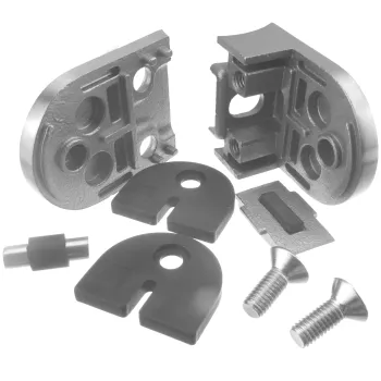 Glasklemme 50/40 mm, für Rohr 42,4 mm, Sonderpreis