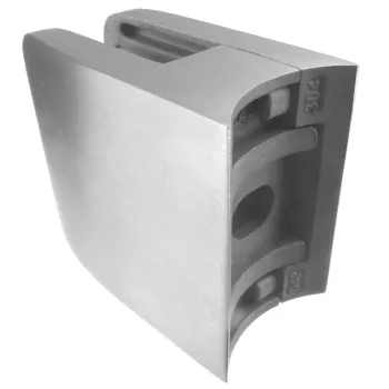 Glasklemme 52 x 52 mm, für Rohr 42,4 mm - Sonderpreis