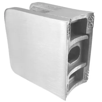 Glasklemme 45/45 mm, für Rohr 48,3 mm, V2A